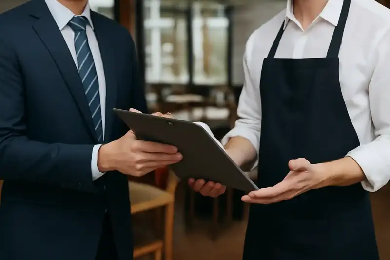 RC Pro auto-entrepreneur - conseiller avec restaurateur